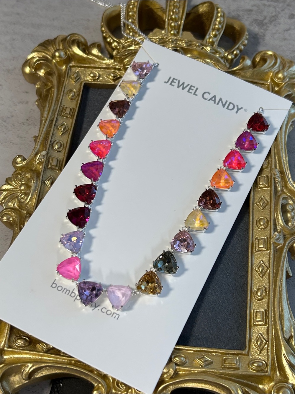 Jewel Candy Multicolor Crystal Necklace